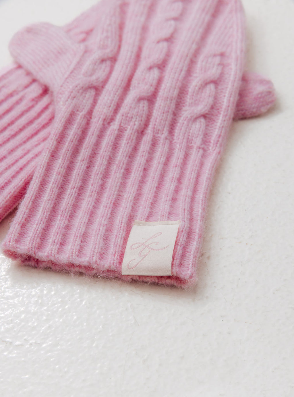 LG MITTENS Baby pink