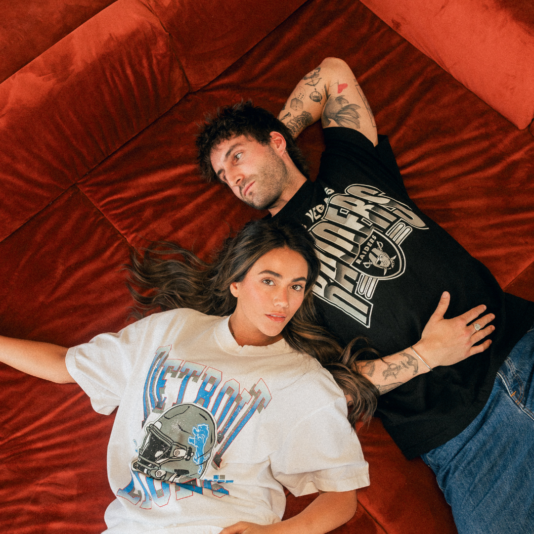 LAS VEGAS RAIDERS VINTAGE STYLE T-SHIRT — BLACK