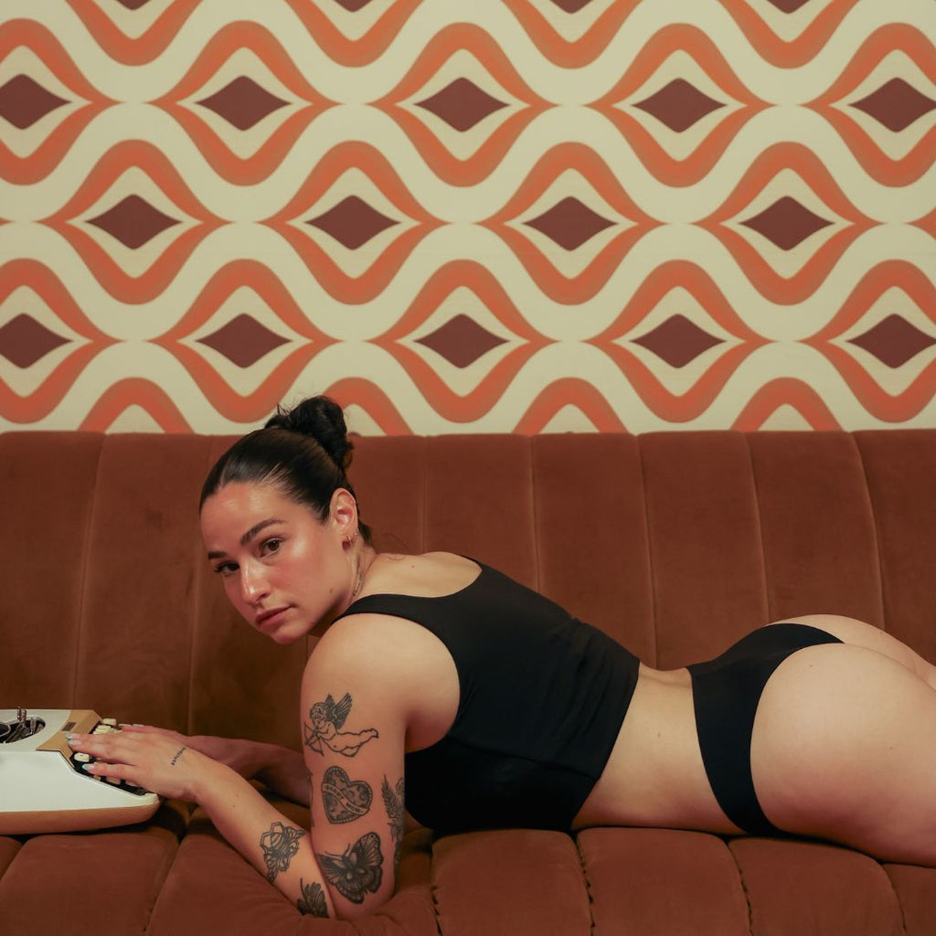 Brésilienne sans couture Vintage Rose