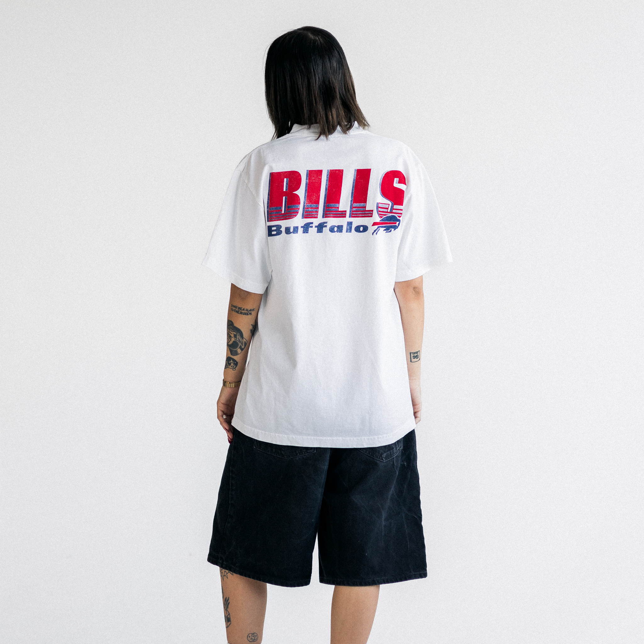 BUFFALO BILLS VINTAGE STYLE T-SHIRT - WHITE