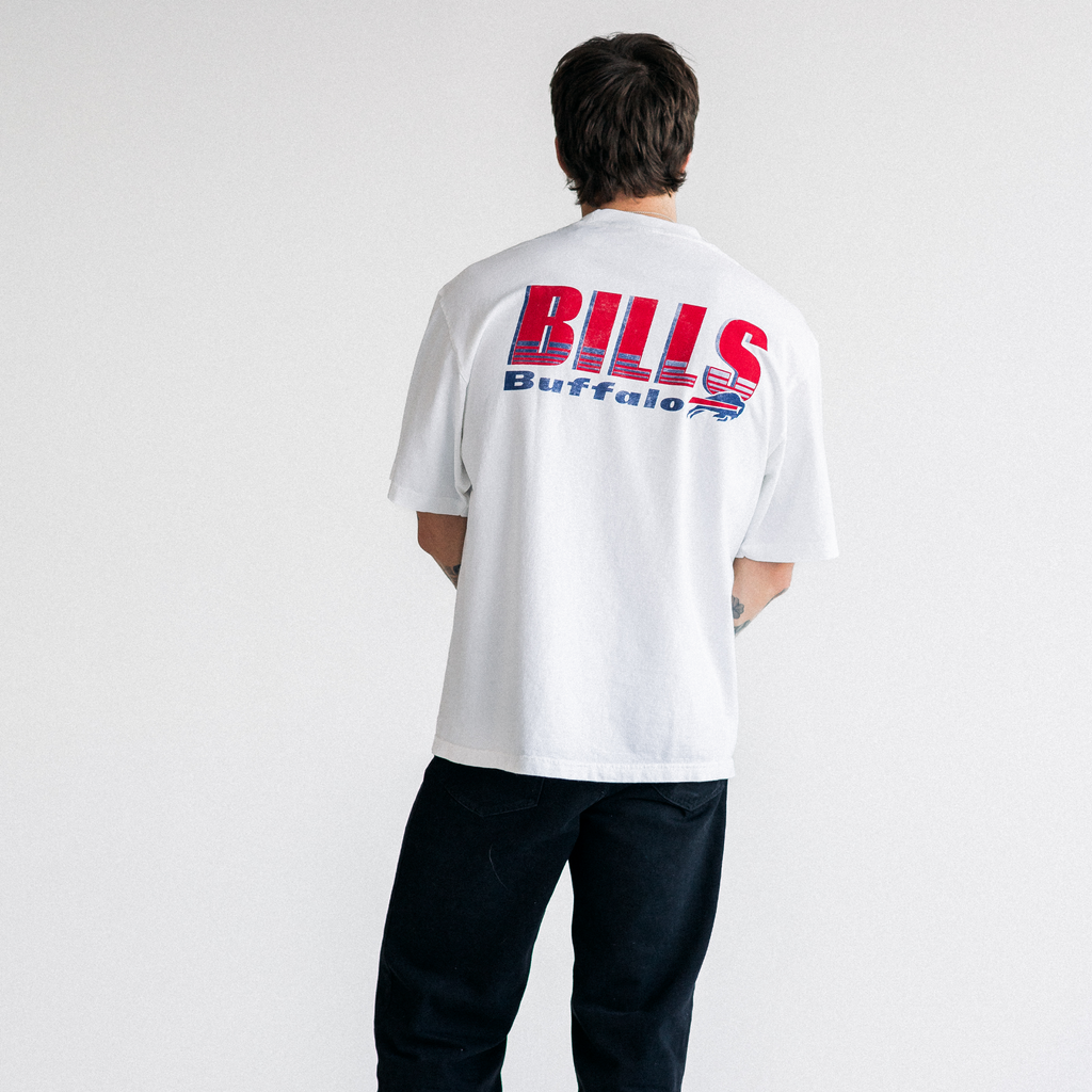 BUFFALO BILLS VINTAGE STYLE T-SHIRT - WHITE