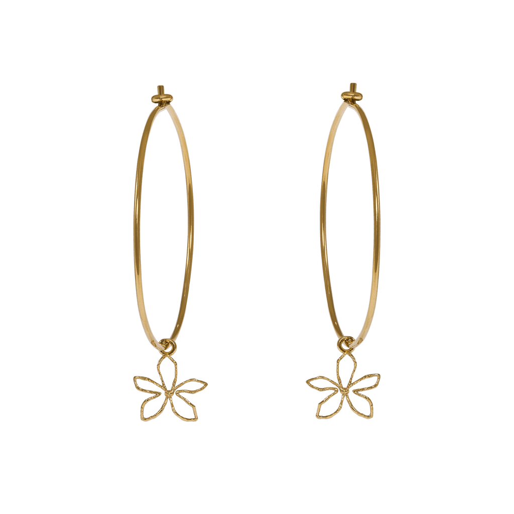 Blossom Hoop Earrings