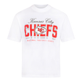 KANSAS CITY CHIEFS VINTAGE STYLE T-SHIRT — WHITE