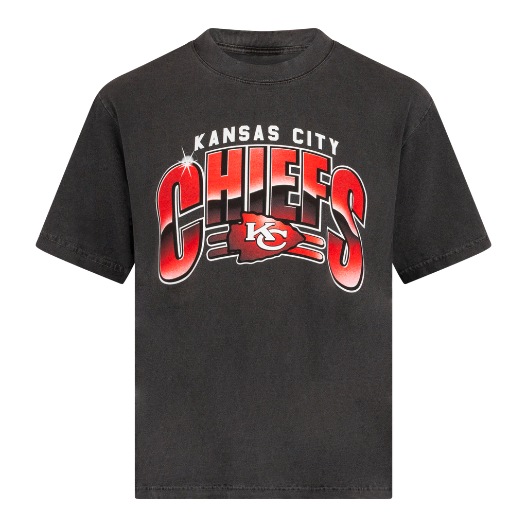 KC CHIEFS VINTAGE STYLE T-SHIRT — SHADOW