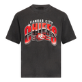 KC CHIEFS VINTAGE STYLE T-SHIRT — SHADOW