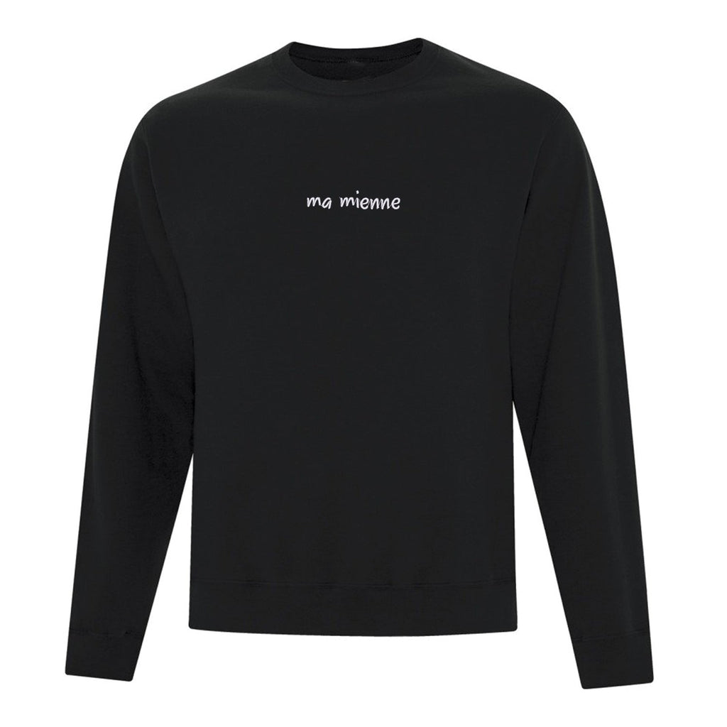 Crewneck "Ma mienne" brodé