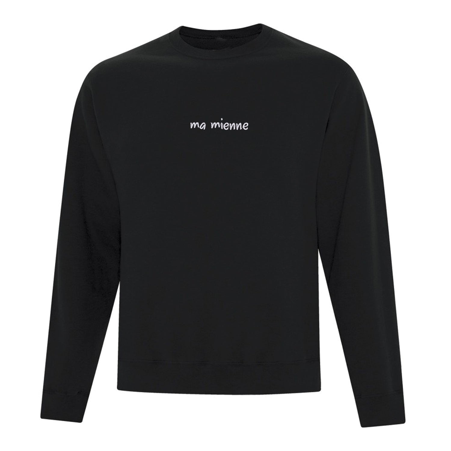 Crewneck "Ma mienne" brodé