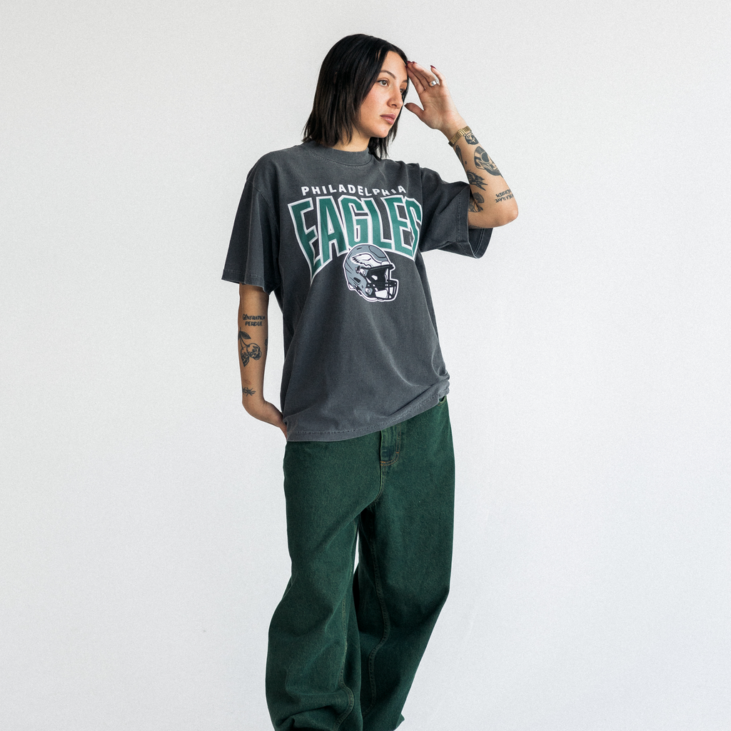 PHILADELPHIA EAGLES VINTAGE STYLE T-SHIRT - SHADOW