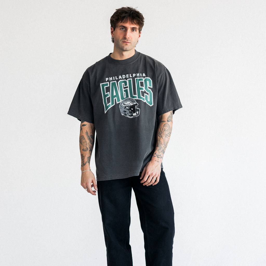 PHILADELPHIA EAGLES VINTAGE STYLE T-SHIRT - SHADOW
