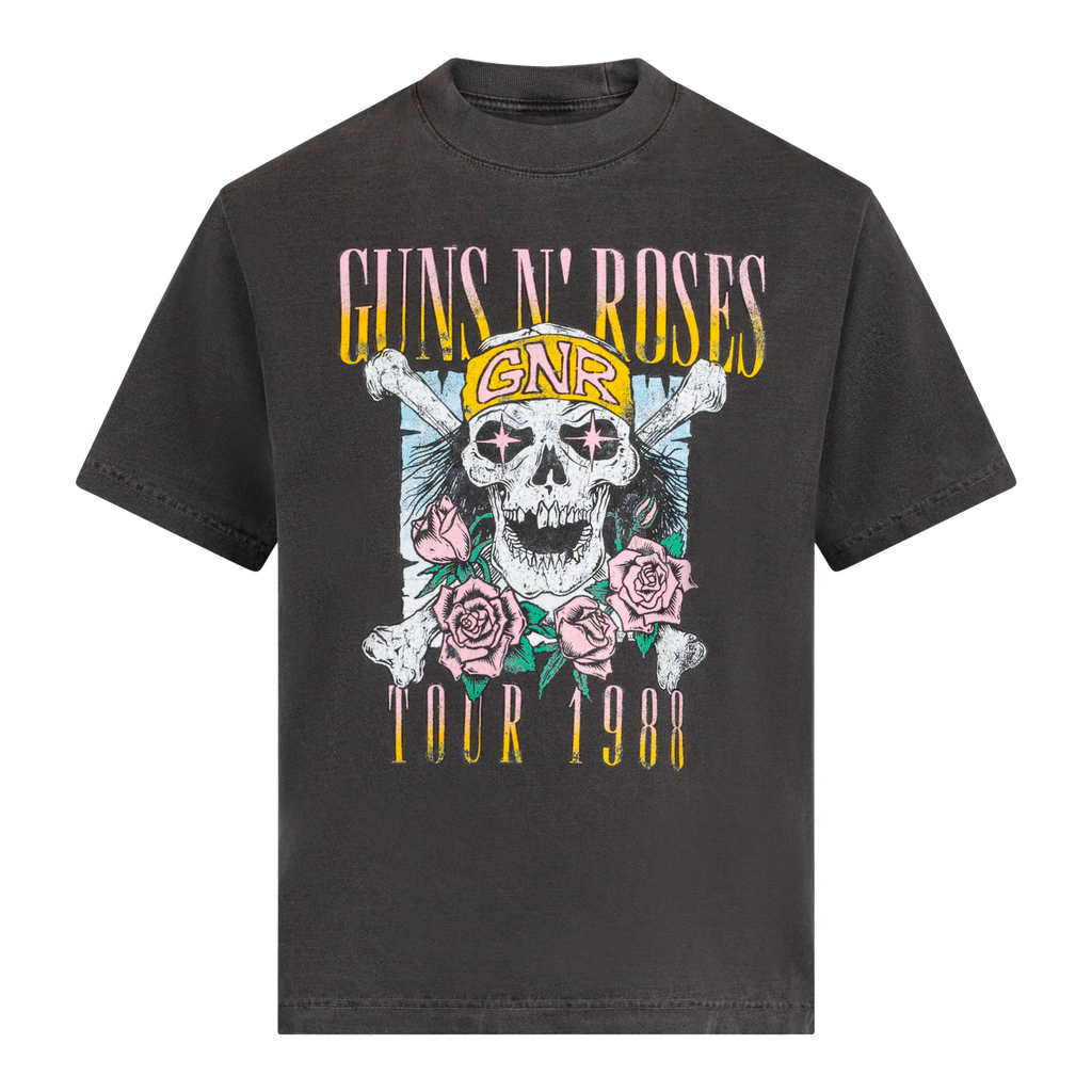 GUNS N' ROSES TOUR 1988 VINTAGE STYLE T-SHIRT — SHADOW