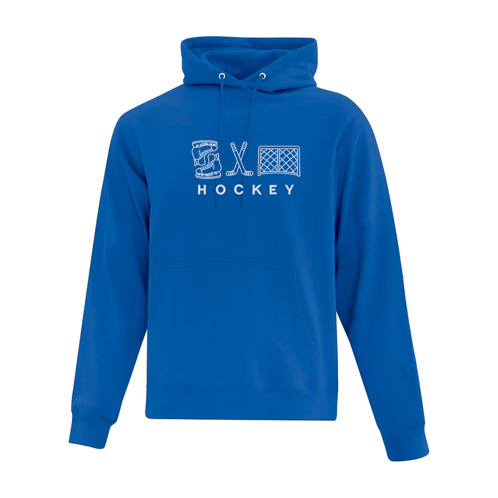 Hoodie "HOCKEY" brodé
