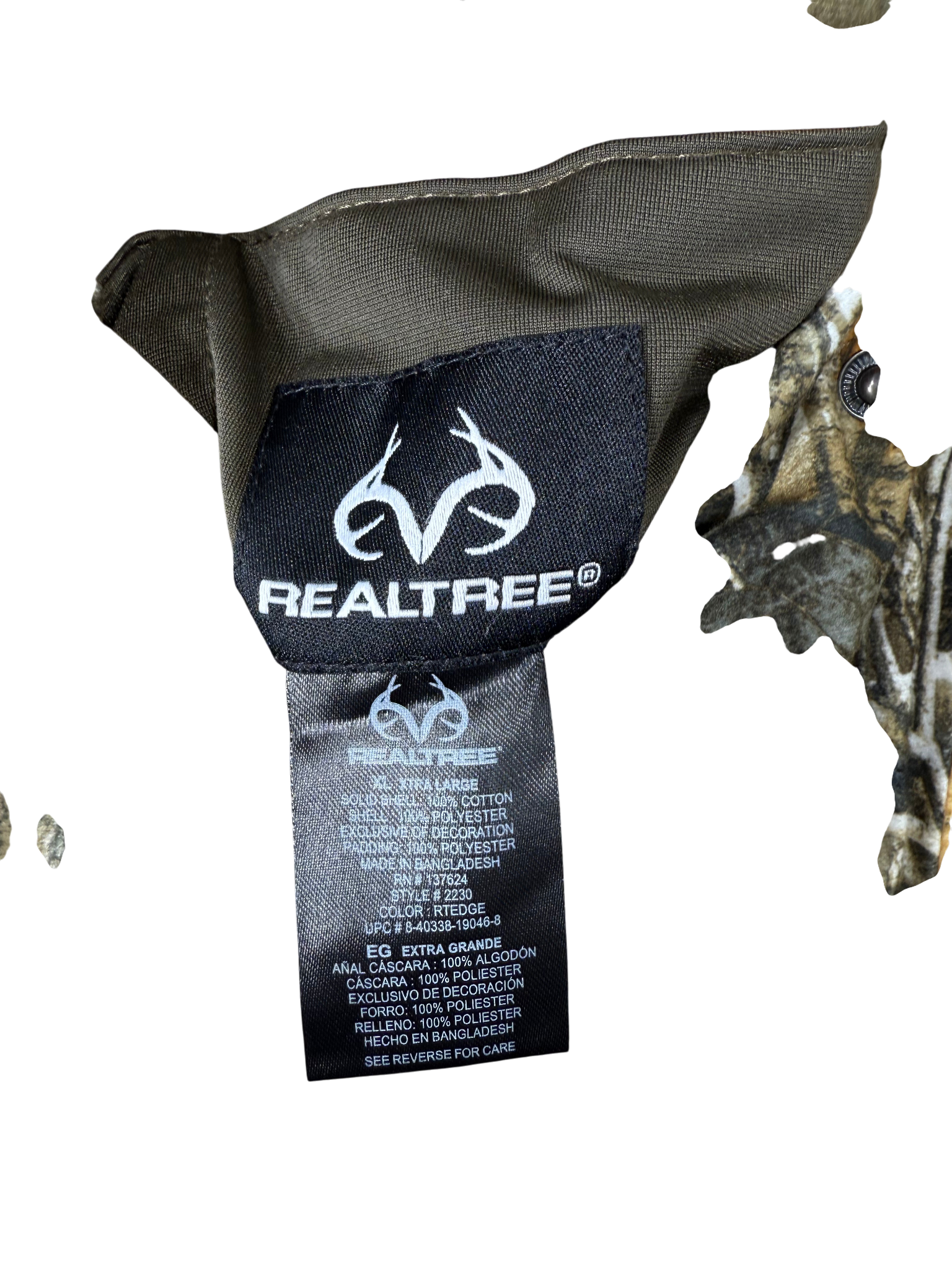 Reversible Realtree Jacket