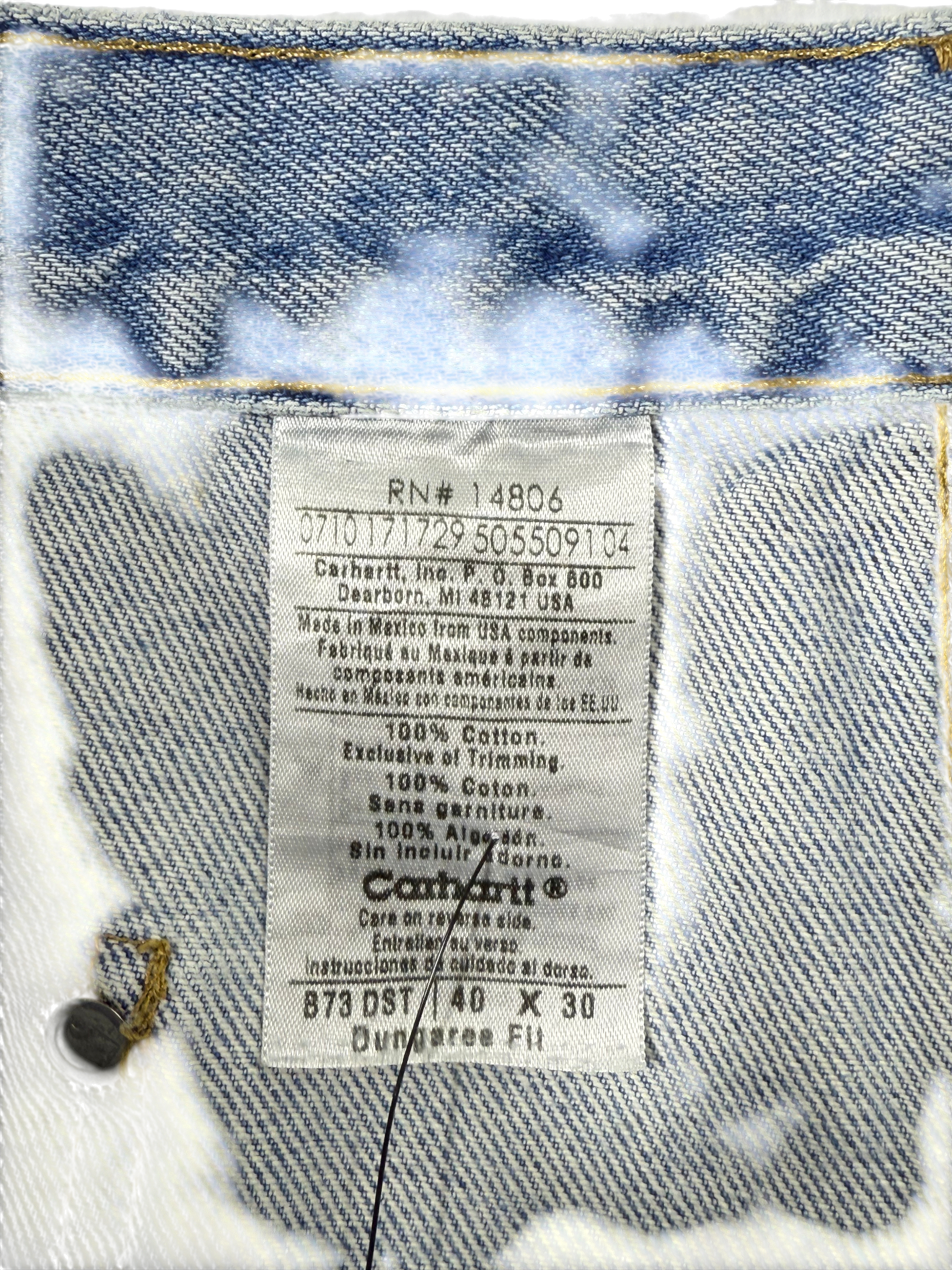 Distressed Carhartt Double Knee Pants