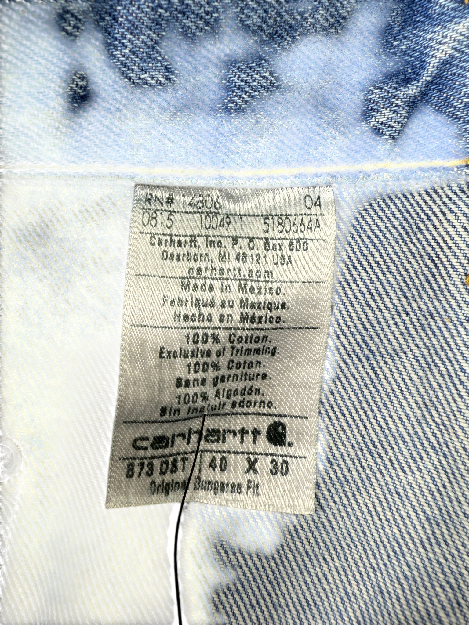 Distressed Carhartt Double Knee Pants