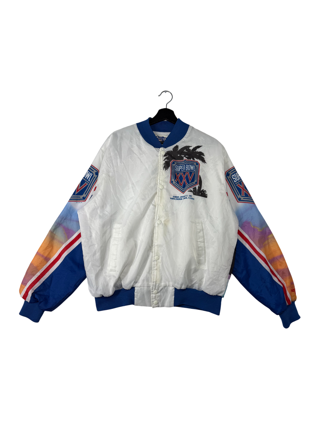 1991 Super Bowl Chalk Line Jacket