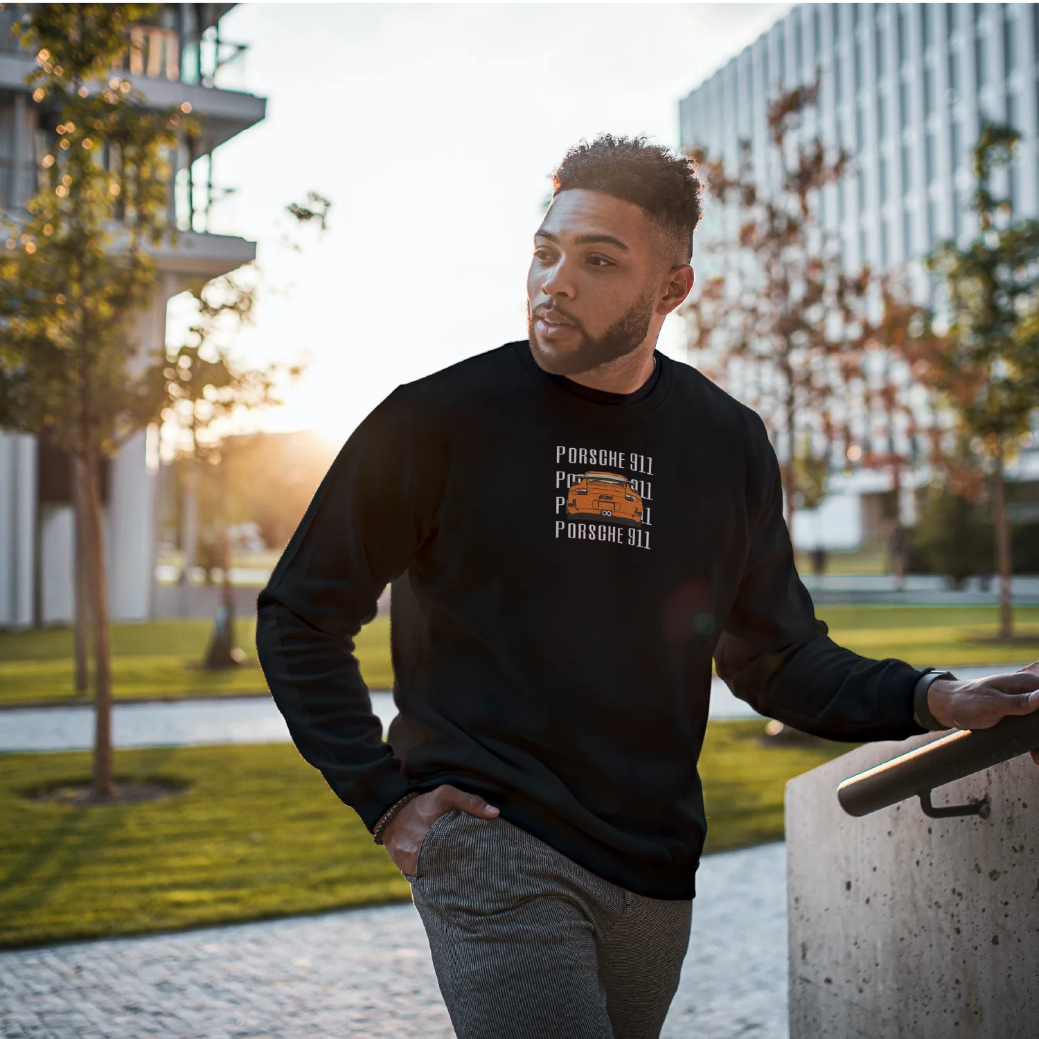 Crewneck Porsche 911 brodé