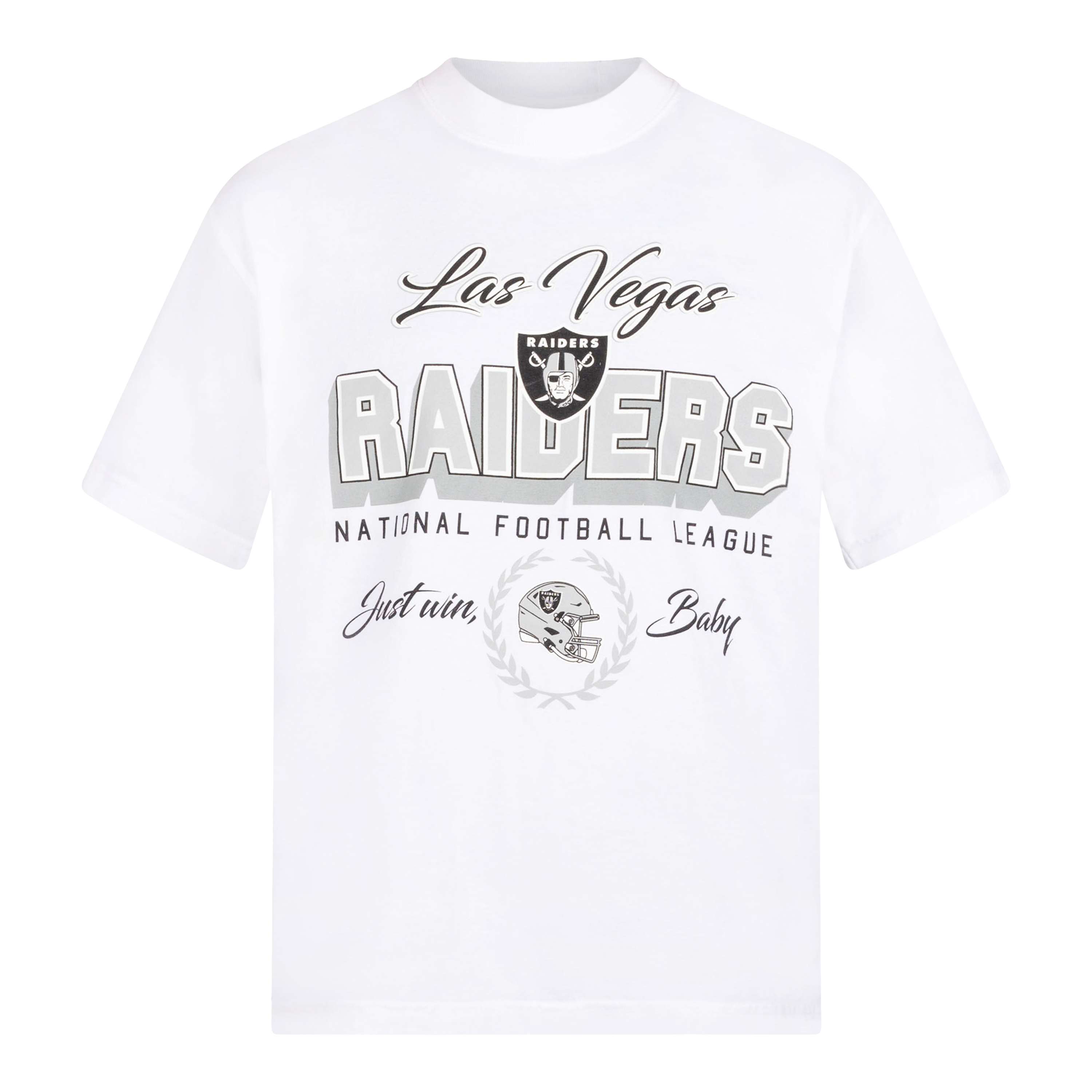 LAS VEGAS RAIDERS VINTAGE STYLE T-SHIRT — WHITE