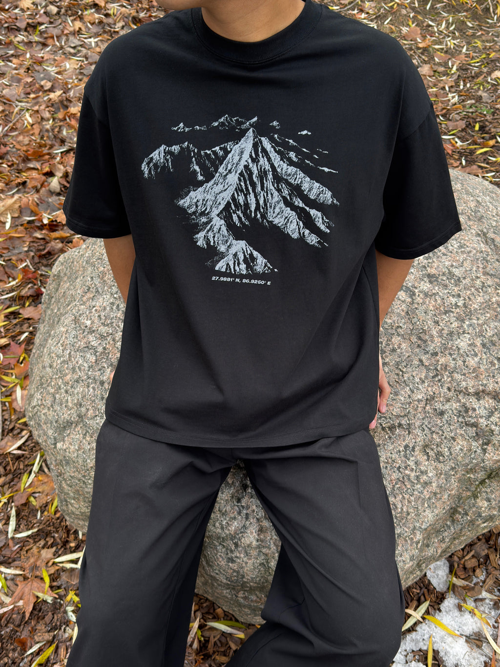 Everest Black Tee