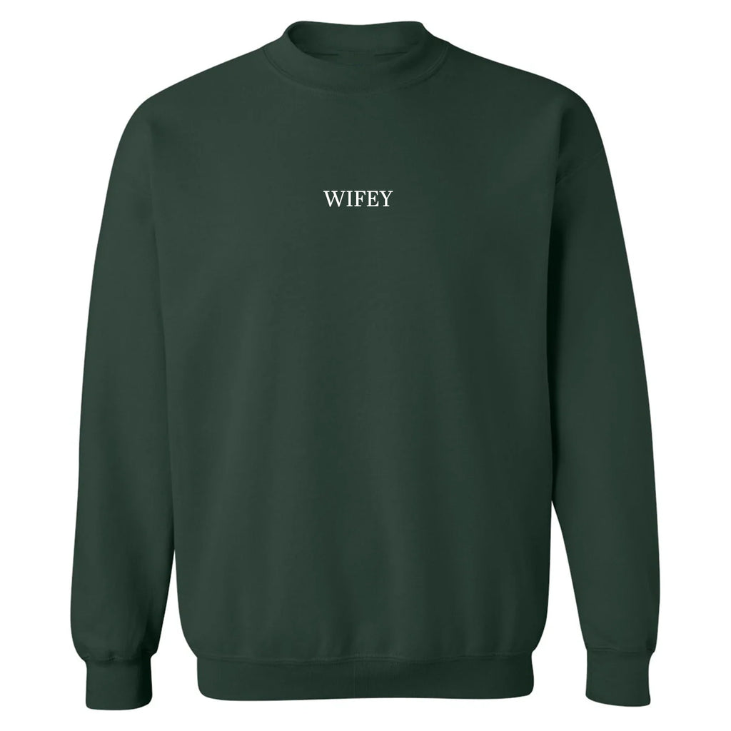 Crewneck "WIFEY" brodé