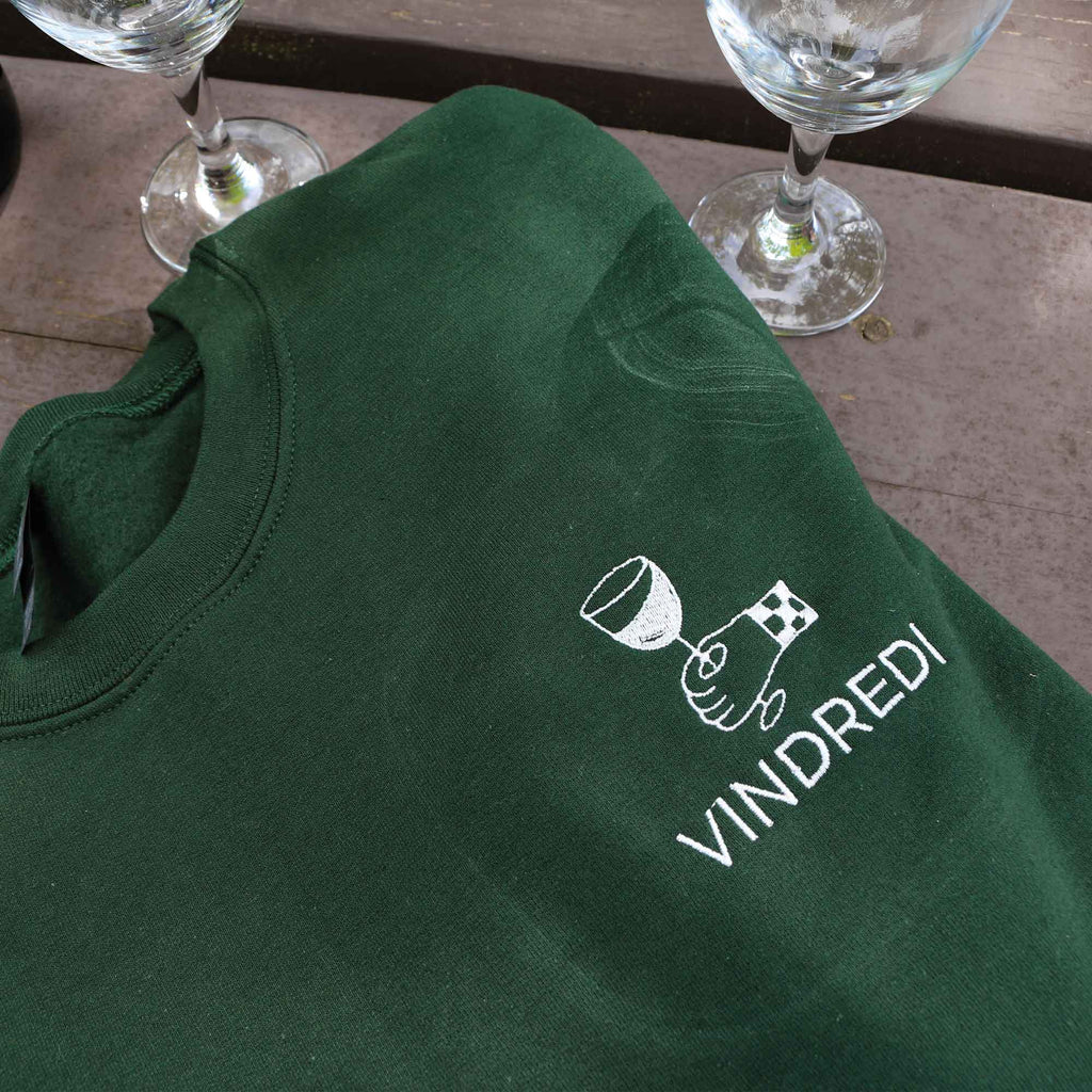 Crewneck "Vindredi" brodé
