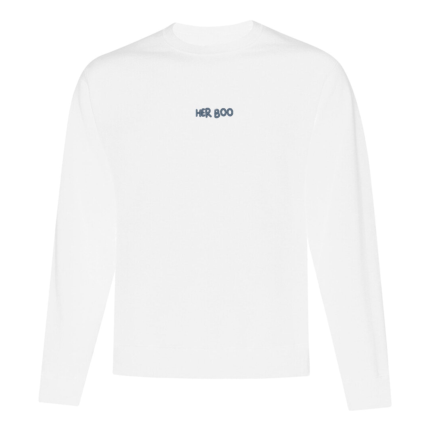Crewneck "Her Boo" brodé