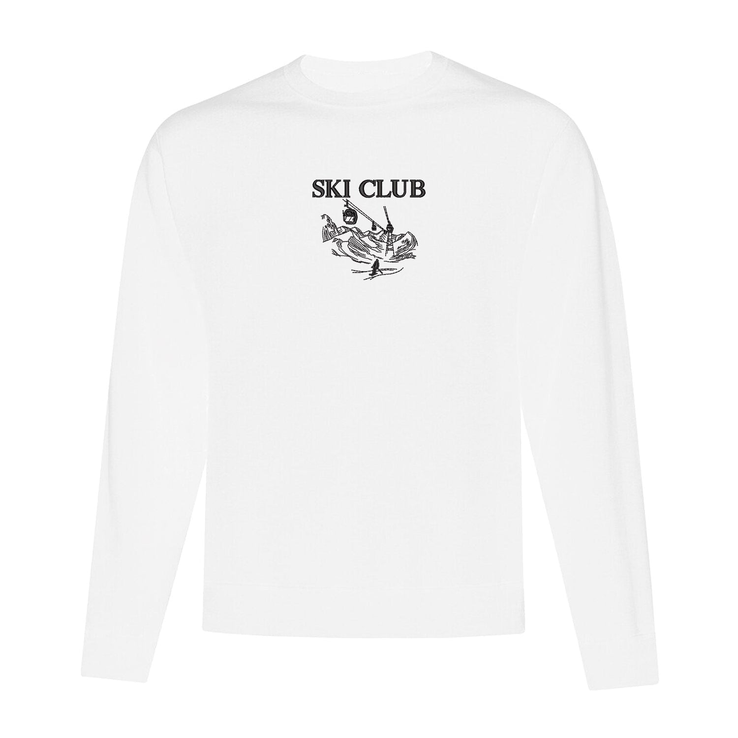 Crewneck "Ski Club" brodé