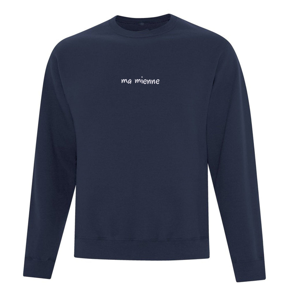 Crewneck "Ma mienne" brodé