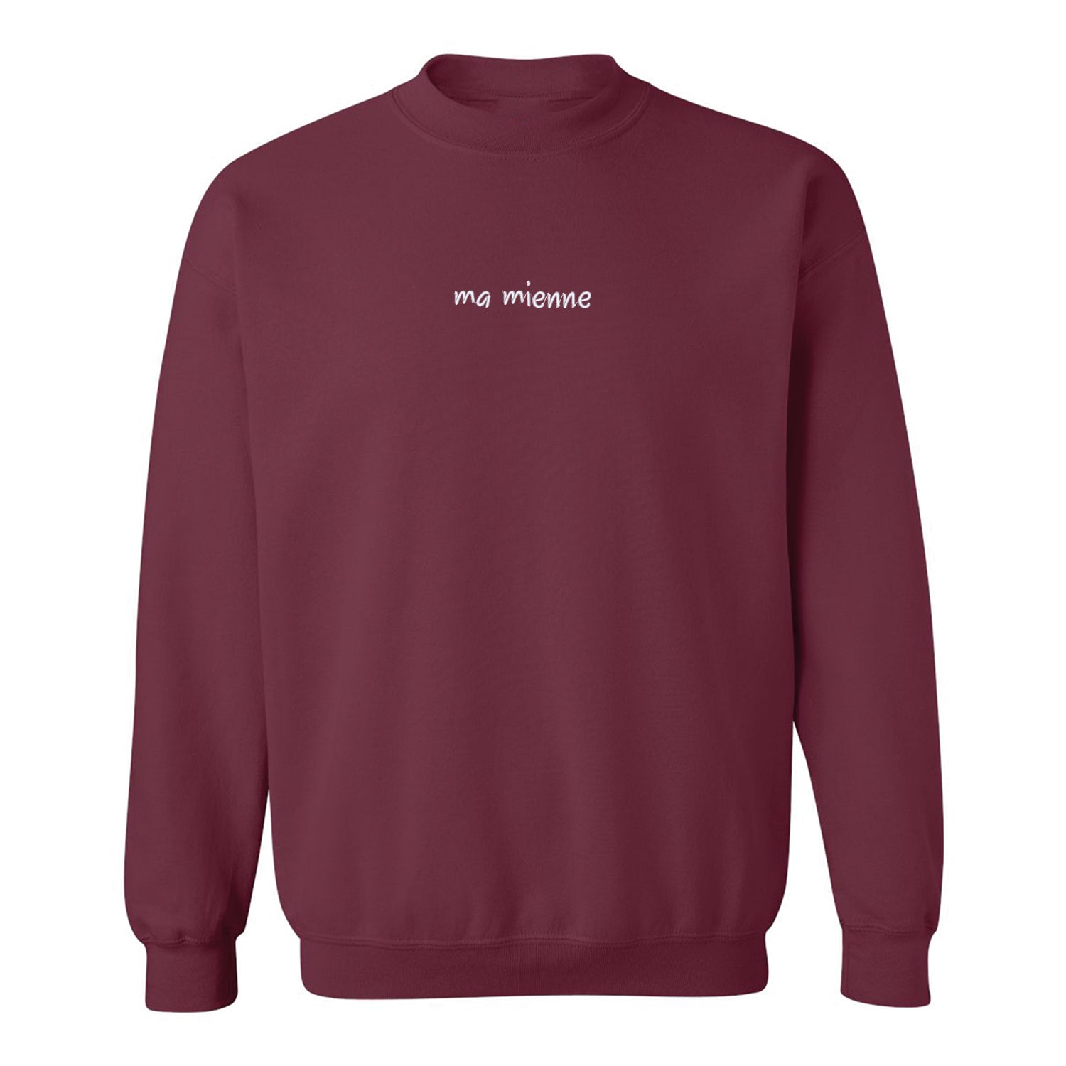 Crewneck "Ma mienne" brodé