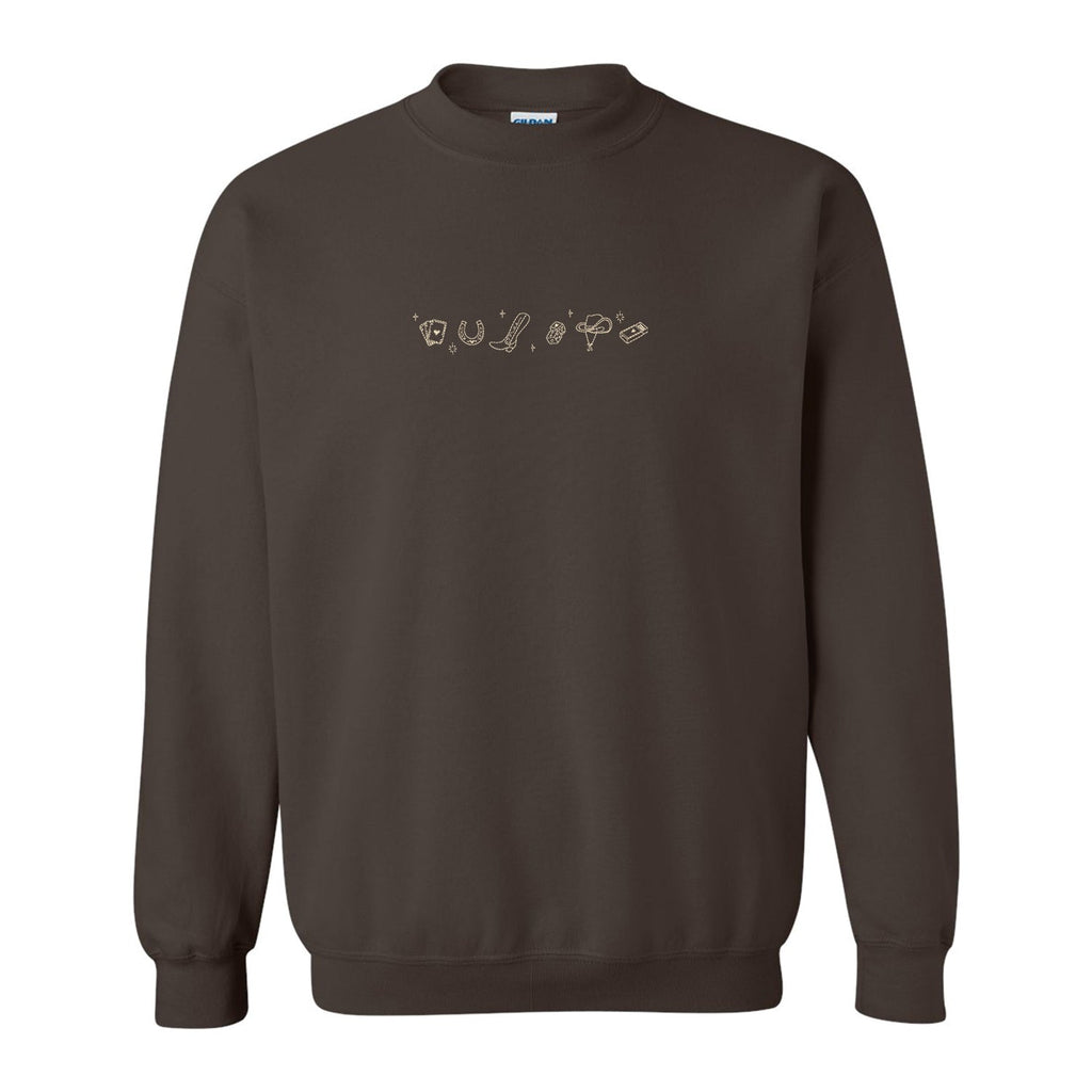 Crewneck Soft Cowgirl brodé