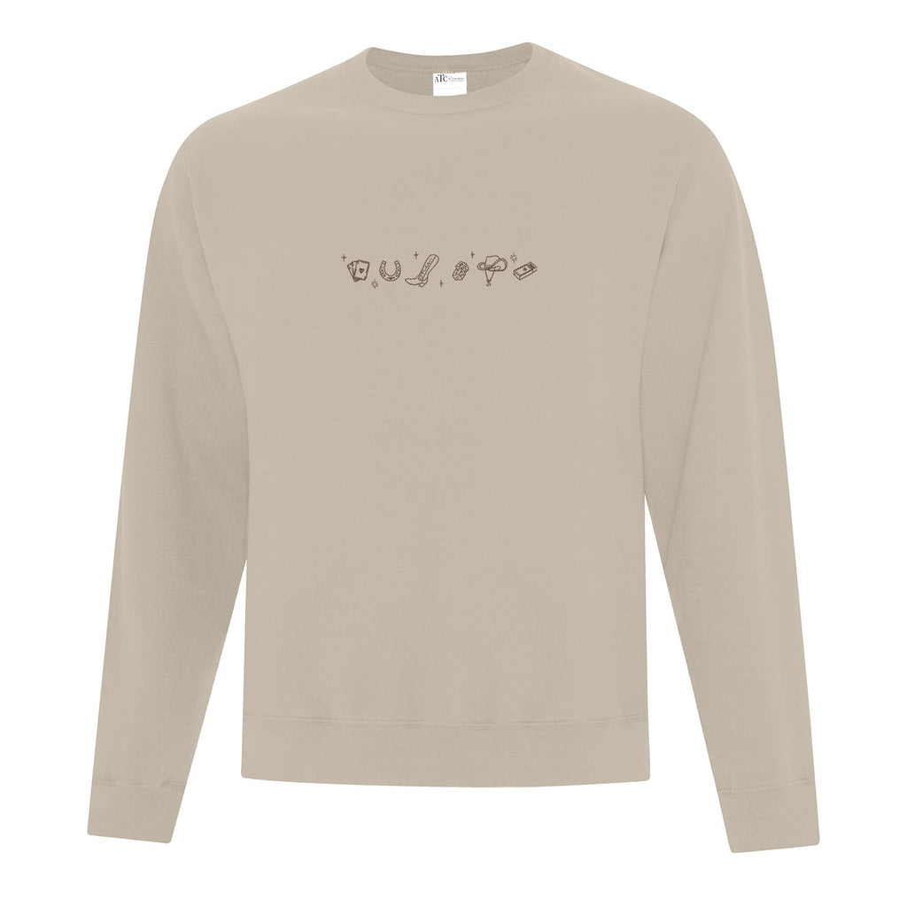 Crewneck Soft Cowgirl brodé