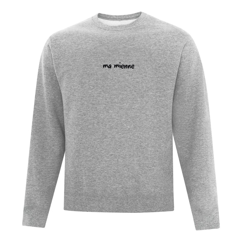 Crewneck "Ma mienne" brodé