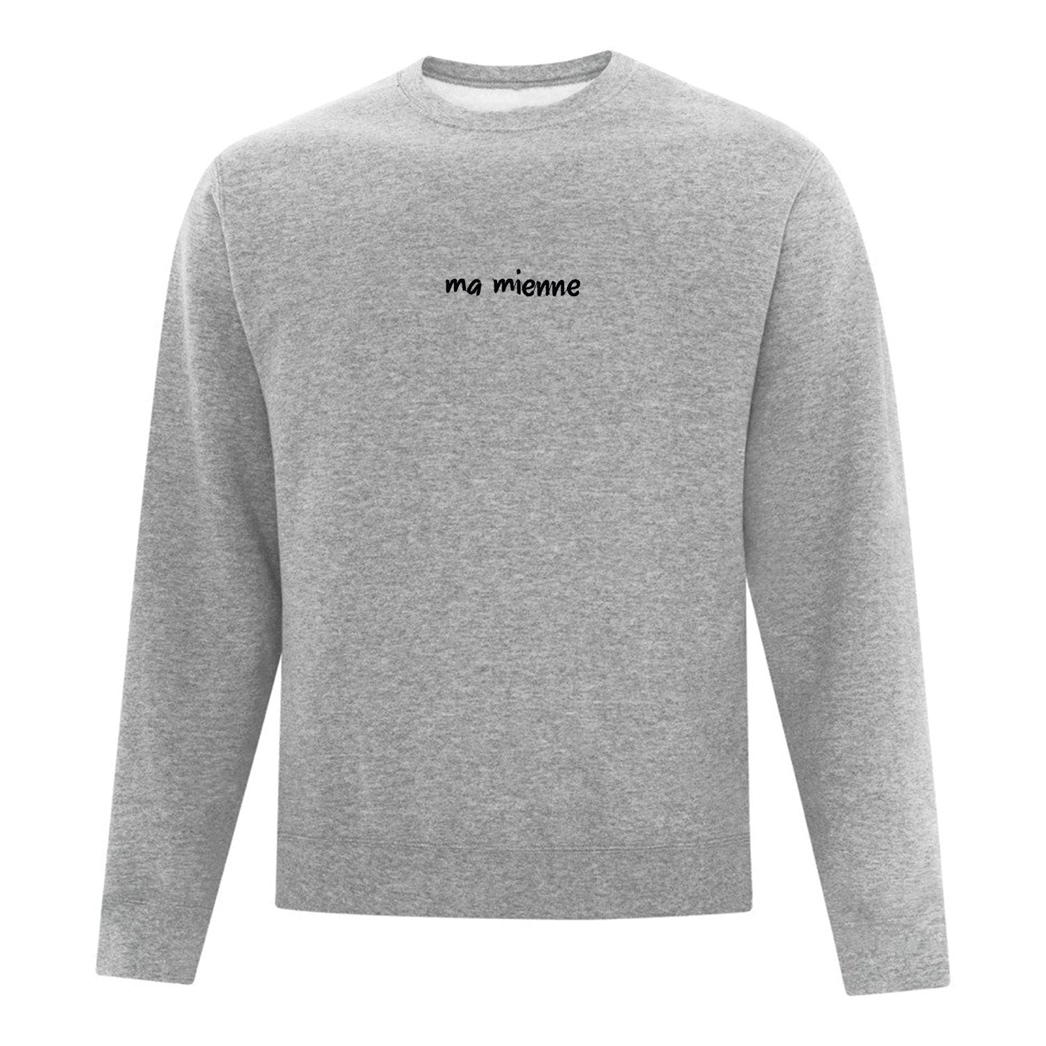 Crewneck "Ma mienne" brodé