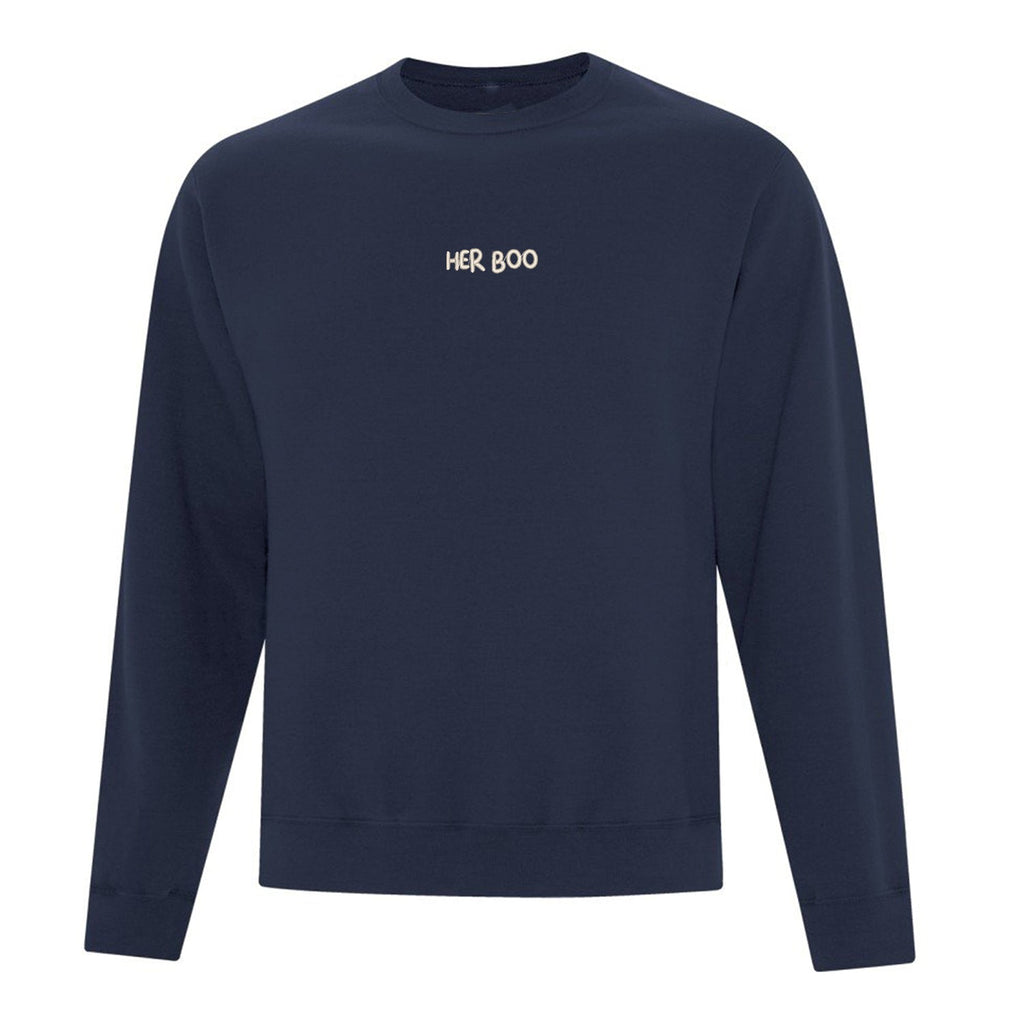 Crewneck "Her Boo" brodé