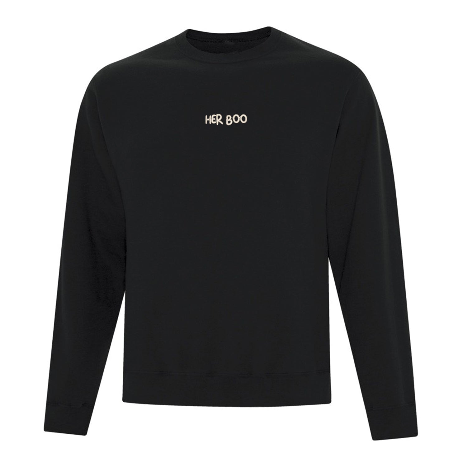 Crewneck "Her Boo" brodé