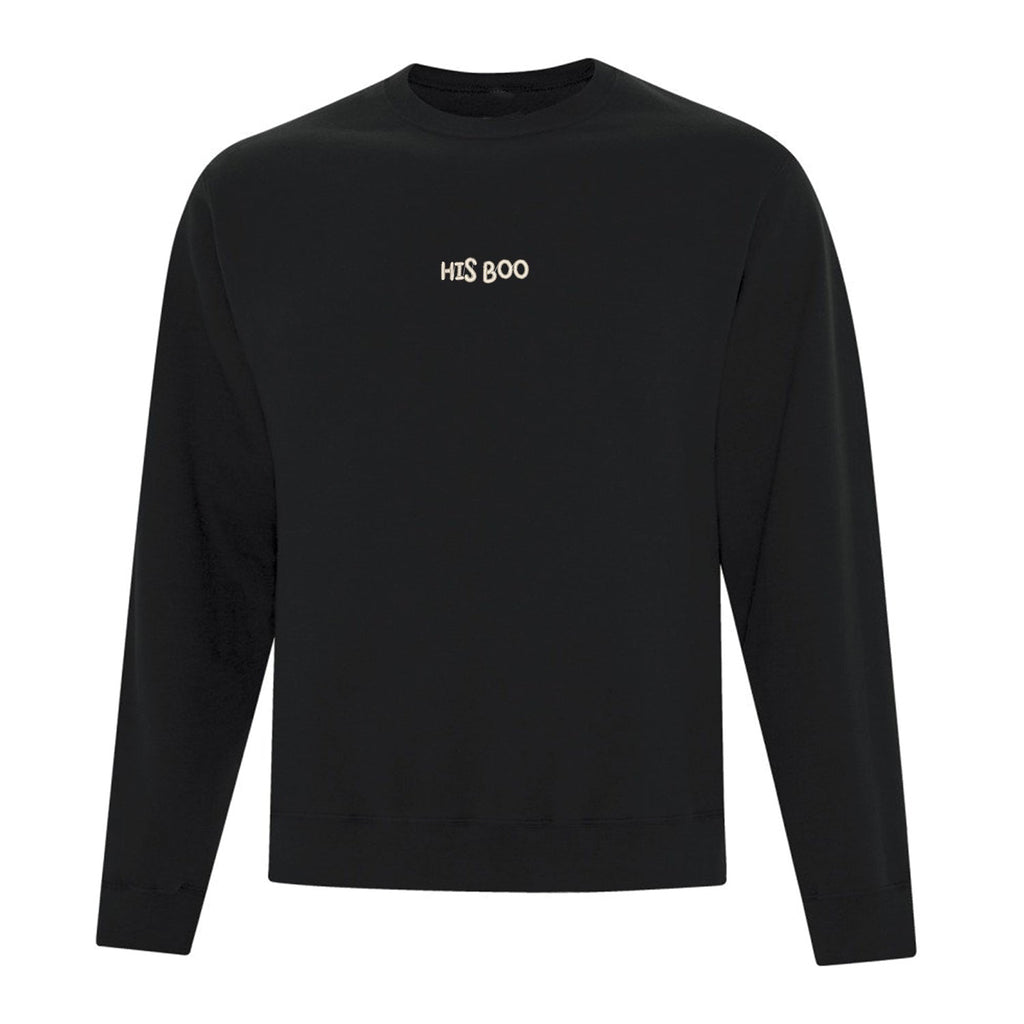 Crewneck "His Boo" brodé