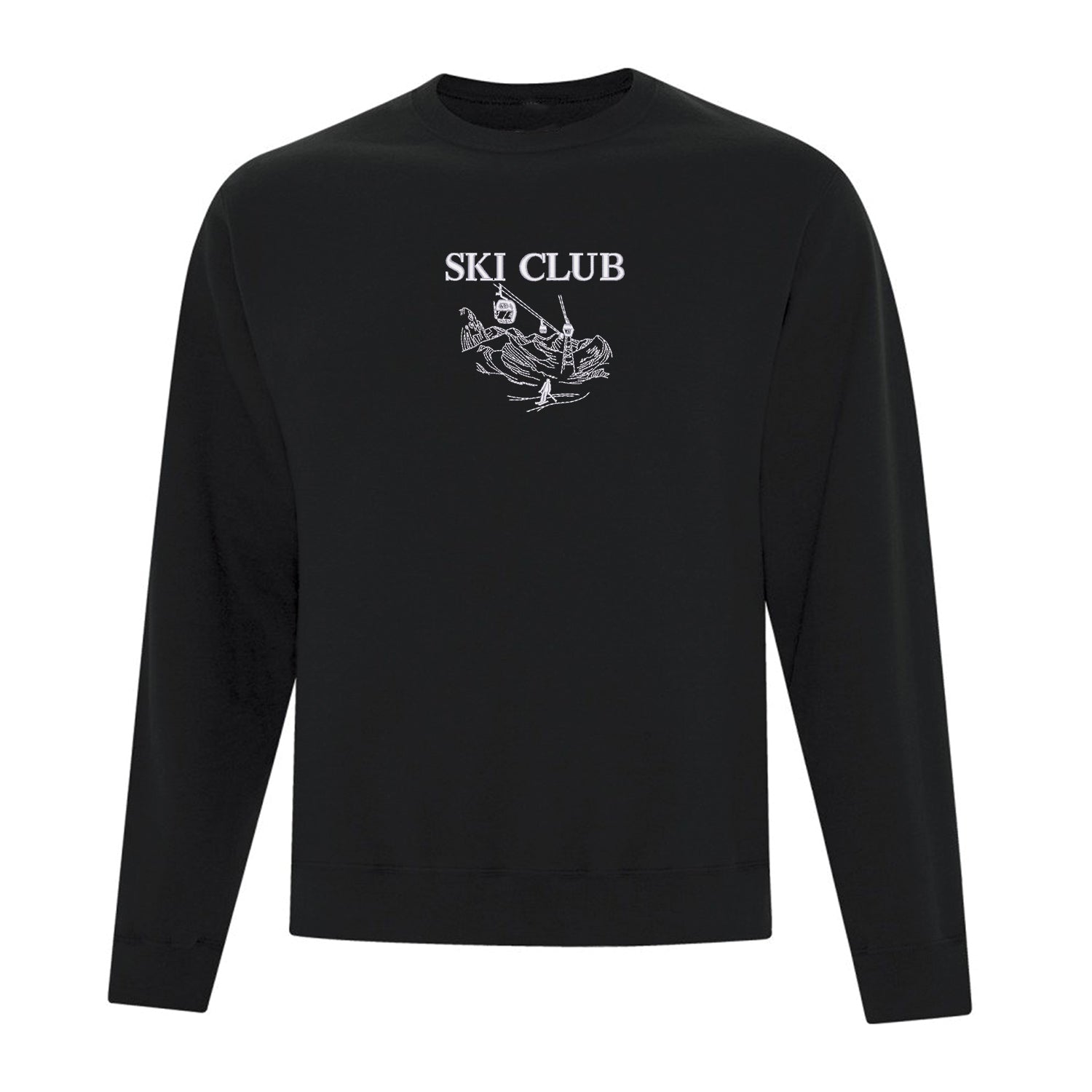Crewneck "Ski Club" brodé