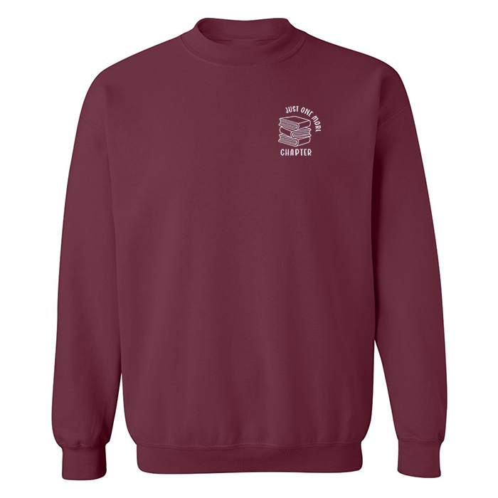 Crewneck "One More Chapter" brodé