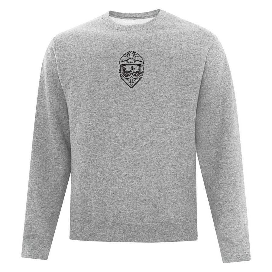 Crewneck Casque Motocross brodé
