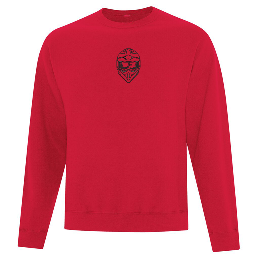 Crewneck Casque Motocross brodé