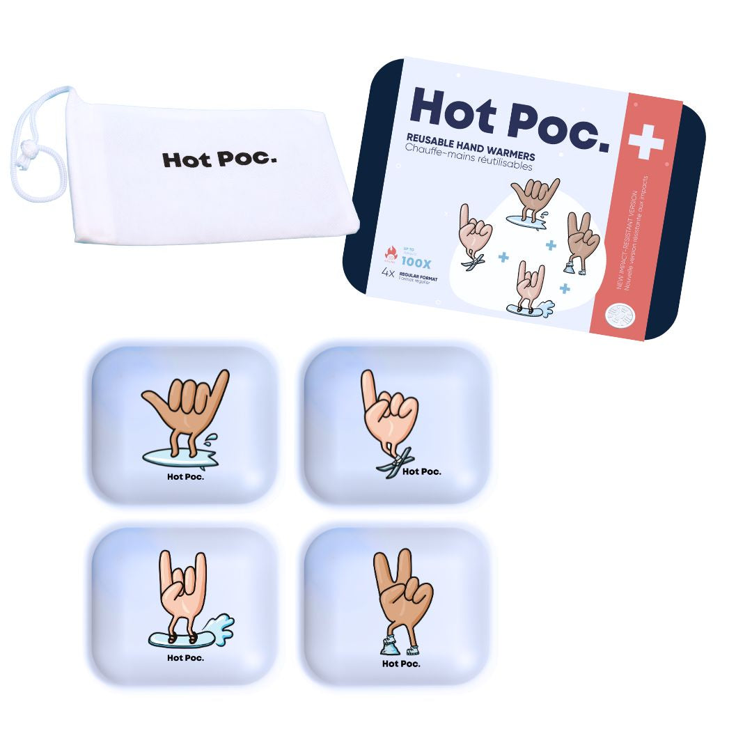 HotPoc Eco-Friendly Reusable Hand Warmers (4-Pack)