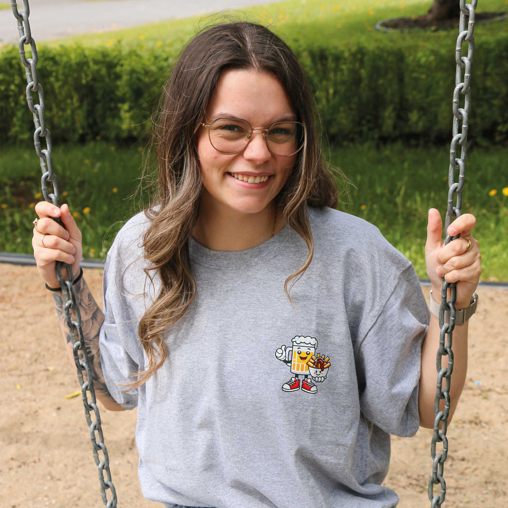 T-shirt "Recette du bonheur" imprimé