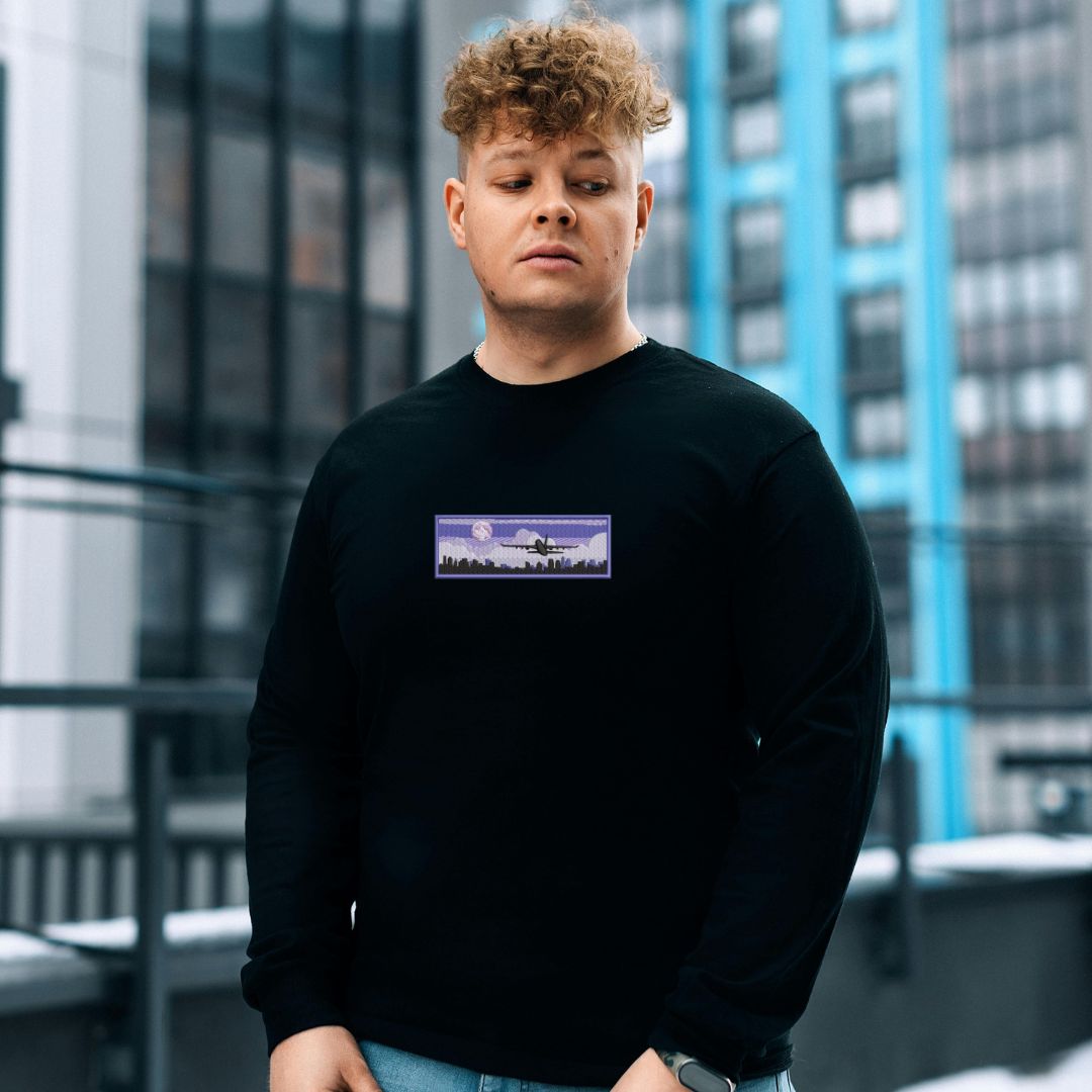 Crewneck Avion brodé