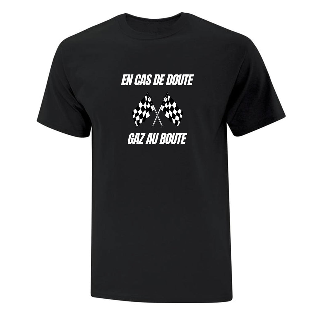 T-shirt "Gaz au boute" imprimé