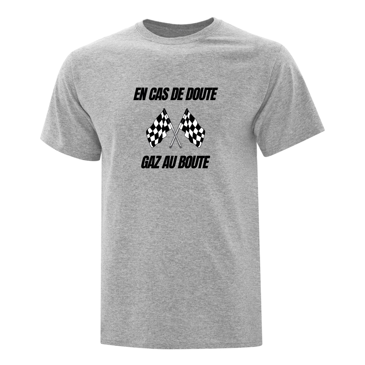 T-shirt "Gaz au boute" imprimé