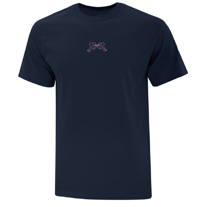 T-shirt Cute Bow brodé