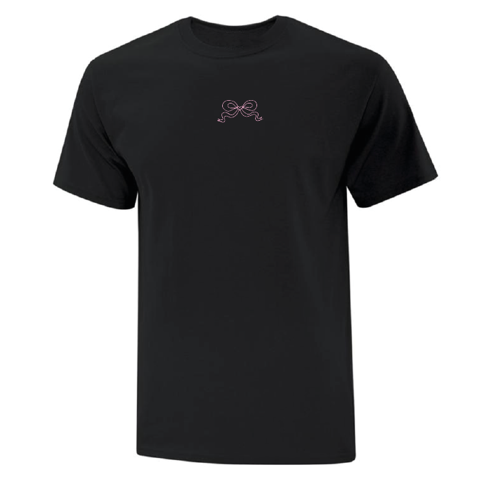 T-shirt Cute Bow brodé