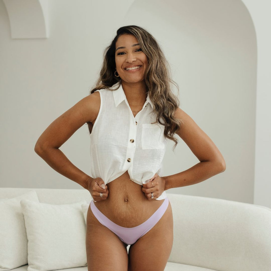 Tanga sans couture SecondSkin Beige