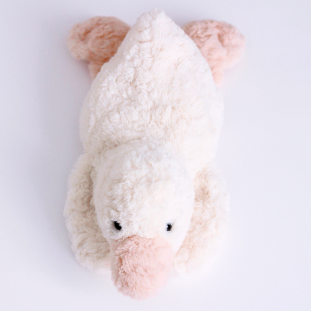 Thermy Buddy™ – Cozy Heated Plush Toy – Giant Squashed Duck