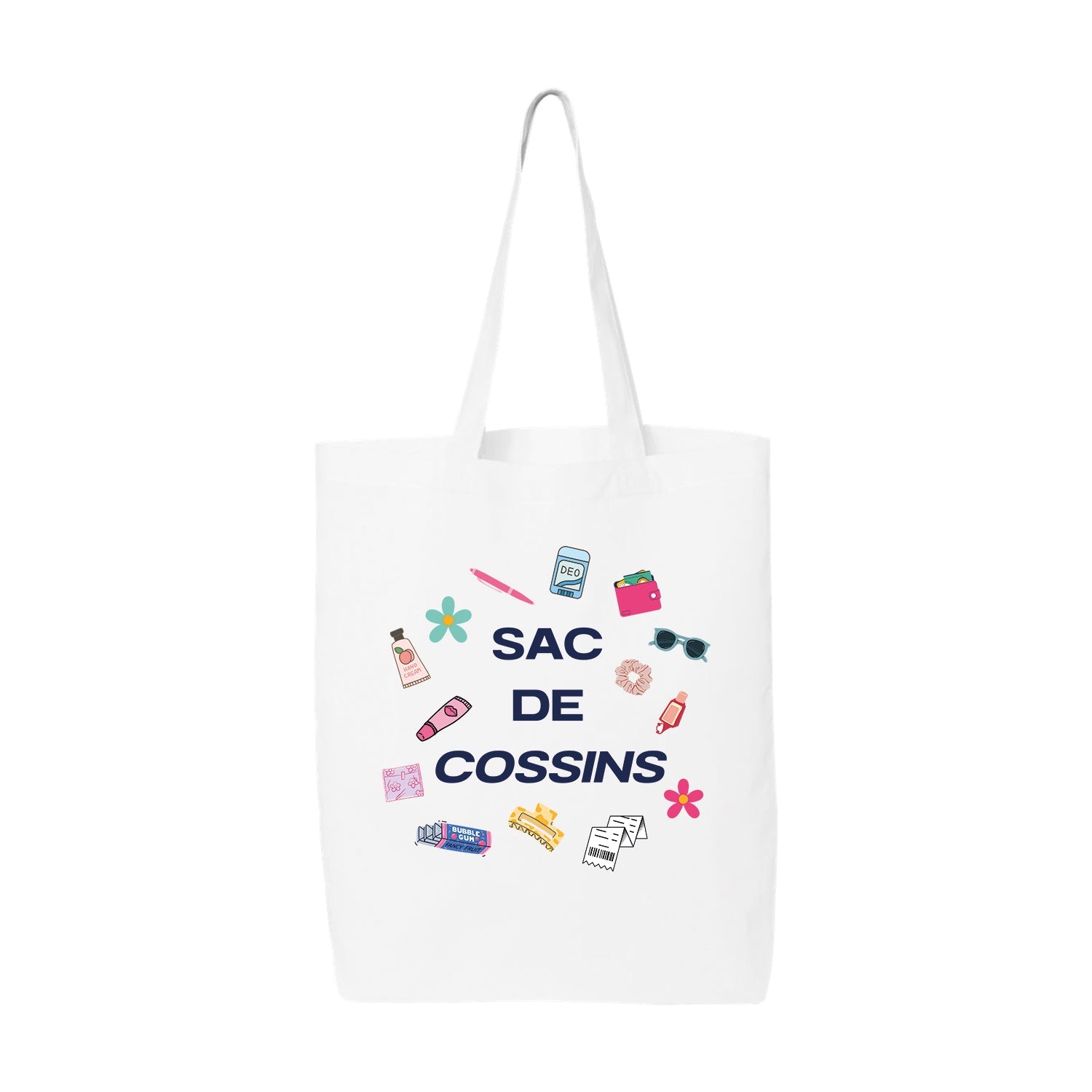 Tote bag "Sac de cossins" imprimé
